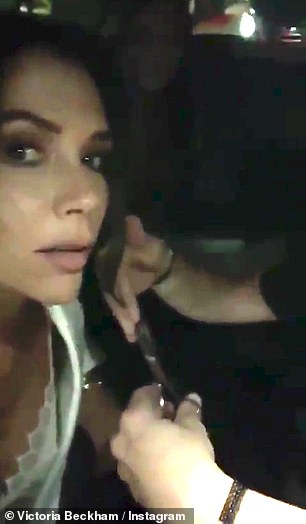 Victoria Beckham Gets Last Minute Hair Cut Prior Being Honored