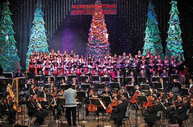Cairo Opera Orchestra spreads Christmas cheer by singing loud for all