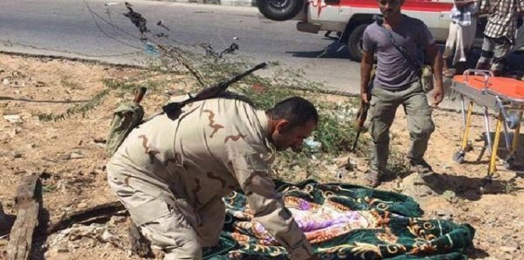  انتحاري يفجر نفسه وسط طابور المتقدمين للتجنيد