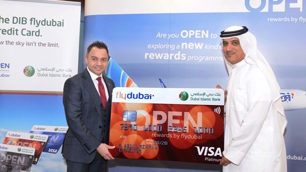 Dr. Adnan Chilwan, Group CEO of DIB & Ghaith Al Ghaith, CEO of Flydubai, launching the new Co-Branded Credit Card Dr. Adnan Chilwan, Group CEO of DIB & Ghaith Al Ghaith, CEO of Flydubai, launching the new Co-Branded Credit Card