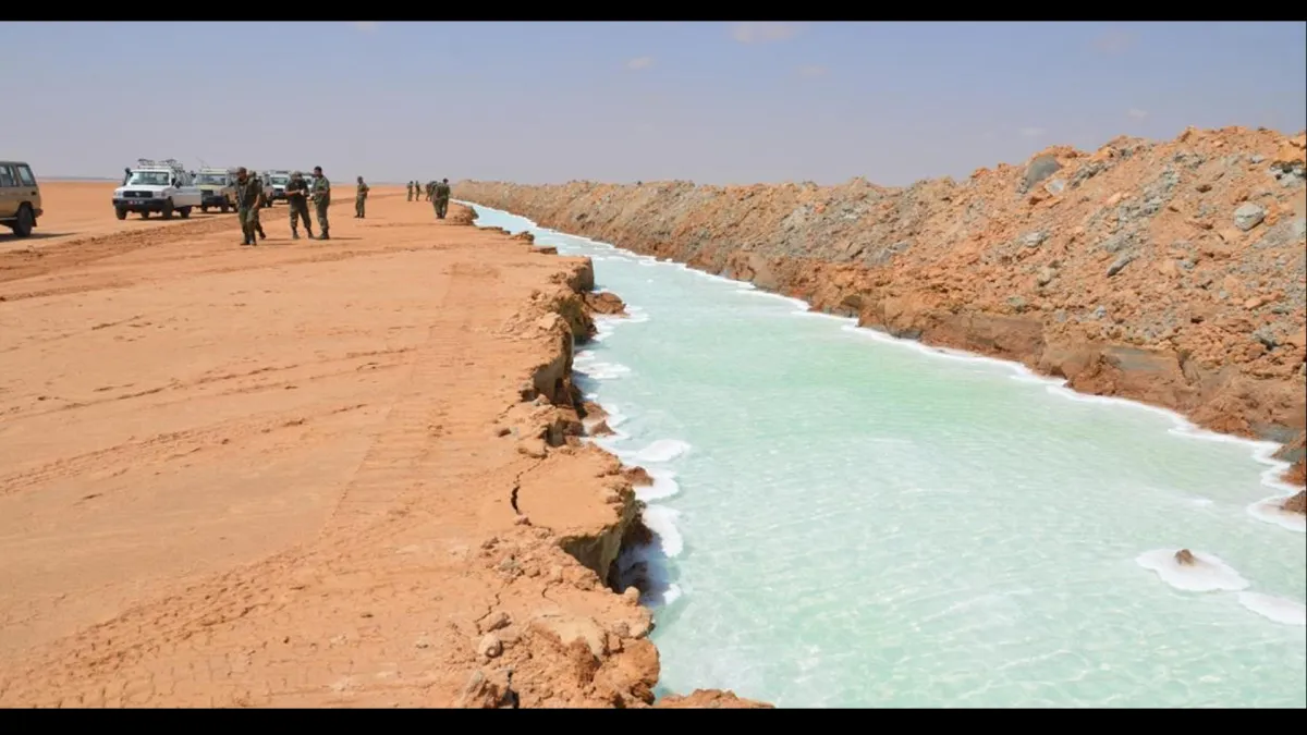 Tunisian Libyan border
