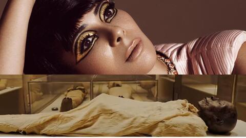 Egyptian Queen                              Tiye's Hair Steals the Show in the Grand                              Mummies Royal Parade in Egypt (Pictures)