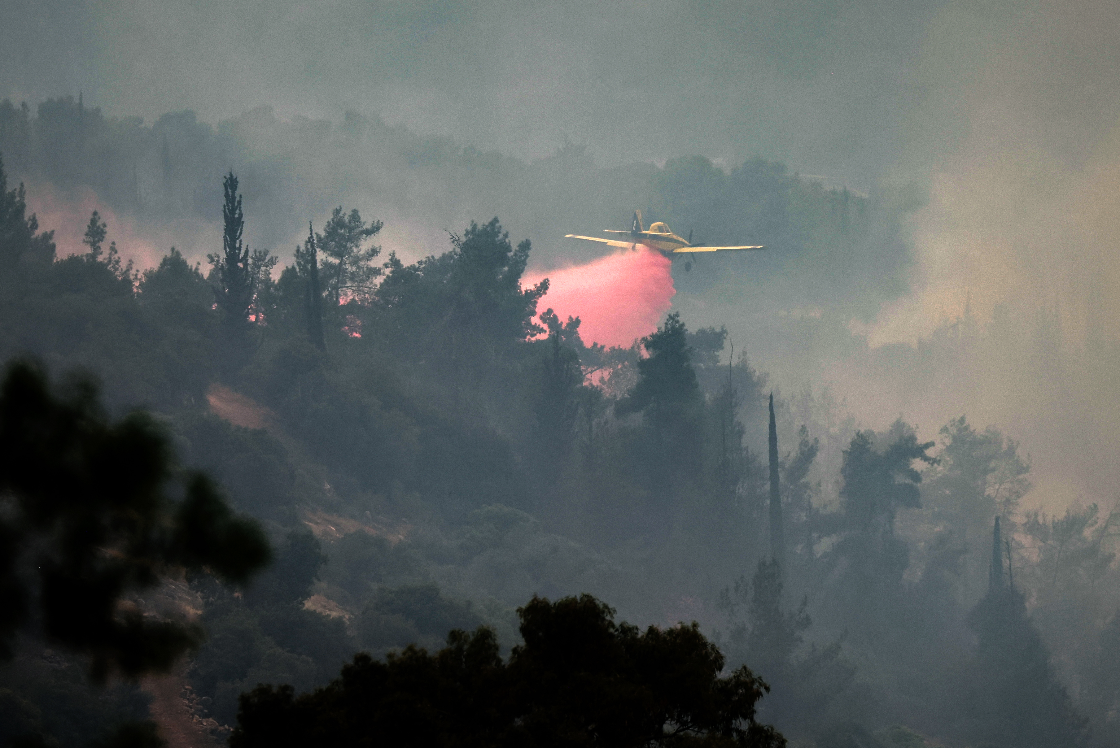 Massive fires force evacuations across central Israel