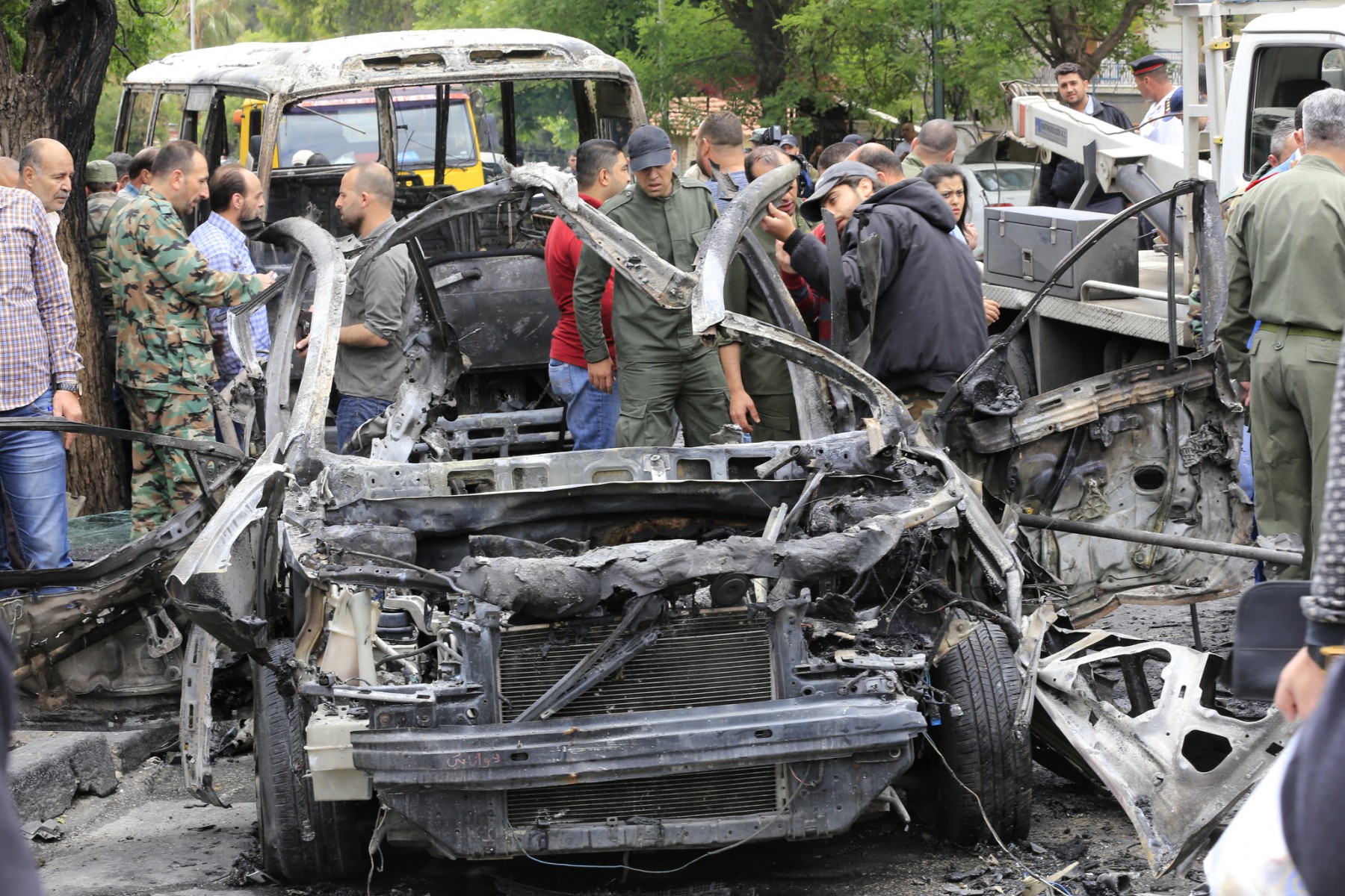 Car bomb in Syria kills at least 3 police officers