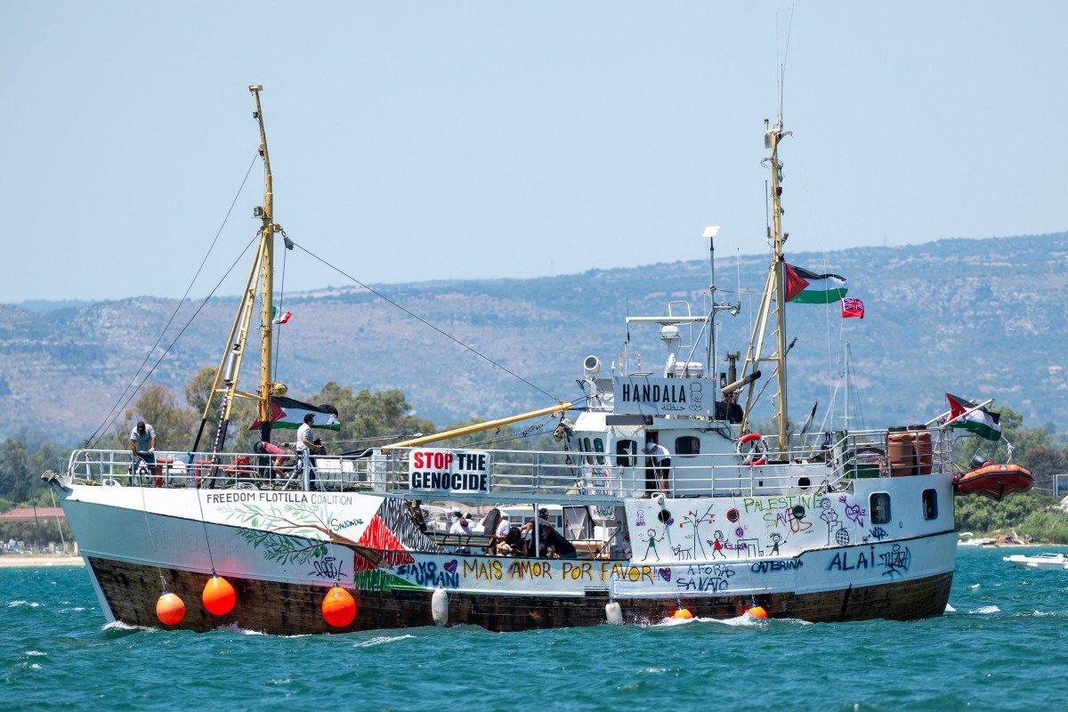 Foreign activists launch hunger strike after Israeli seizure of Gaza aid ship