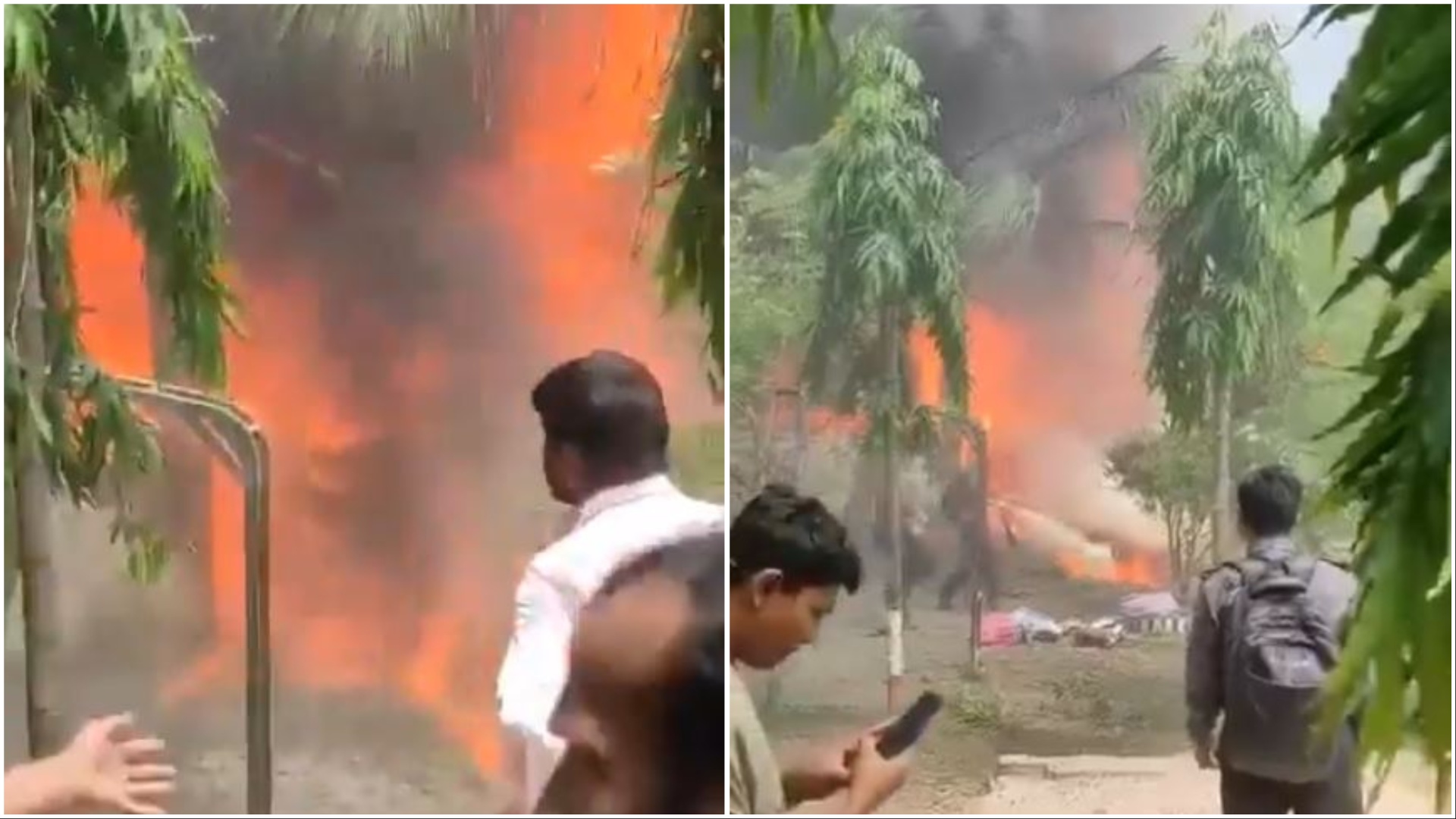 Video: Bangladesh Air Force plane crashes into Milestone College campus