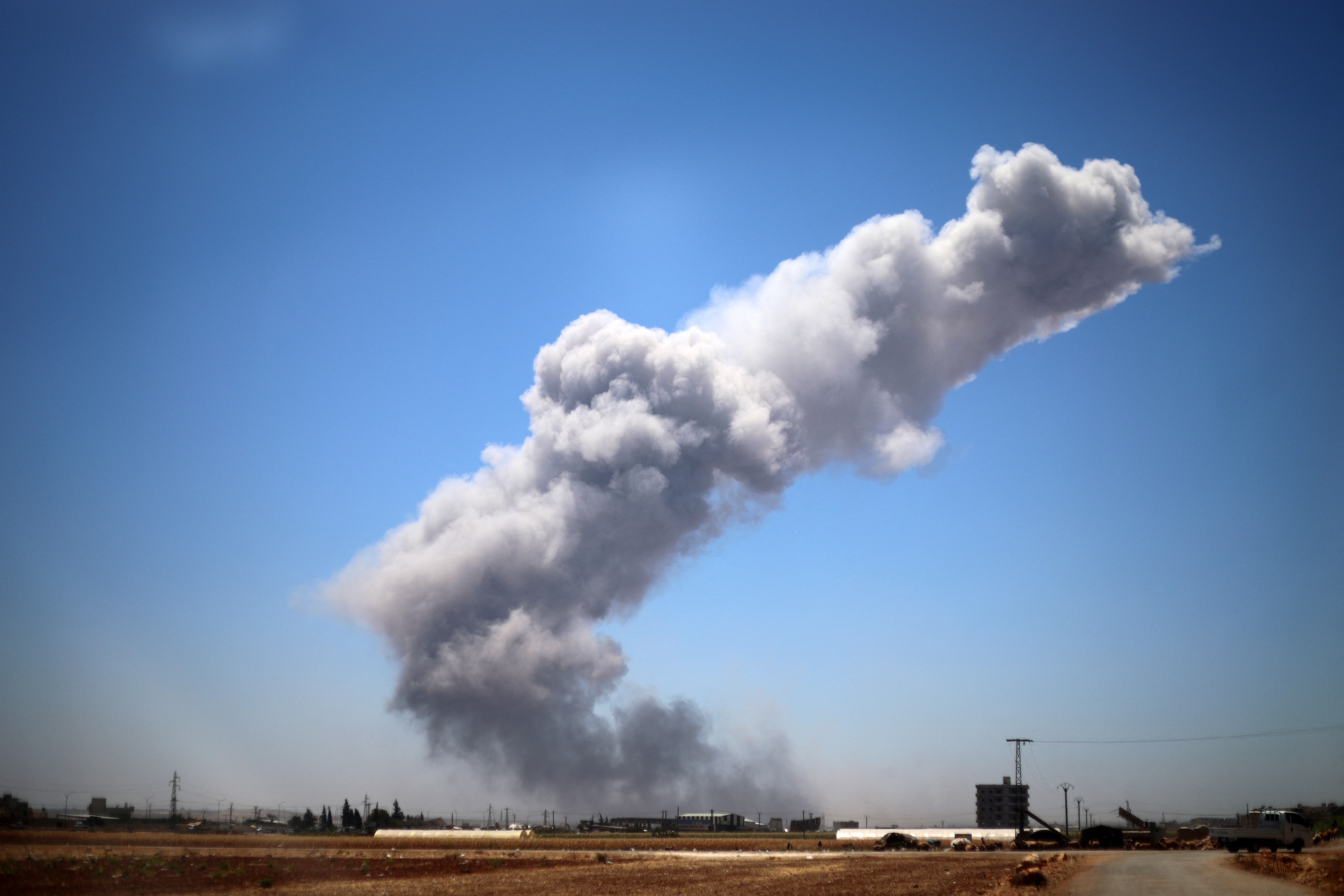 Israel escalates strikes in Syria with air-ground raids near Damascus