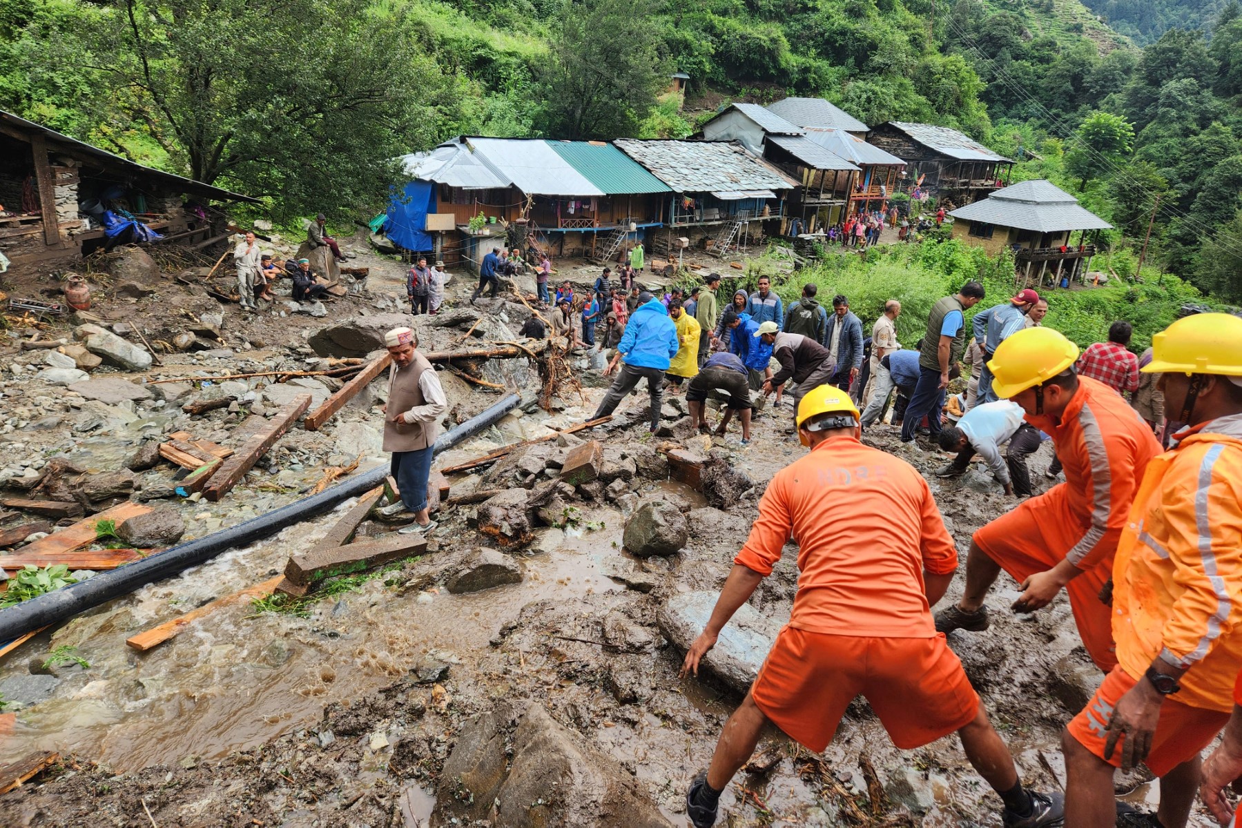 Village swept away, dozens missing in India’s Uttarakashi flash floods