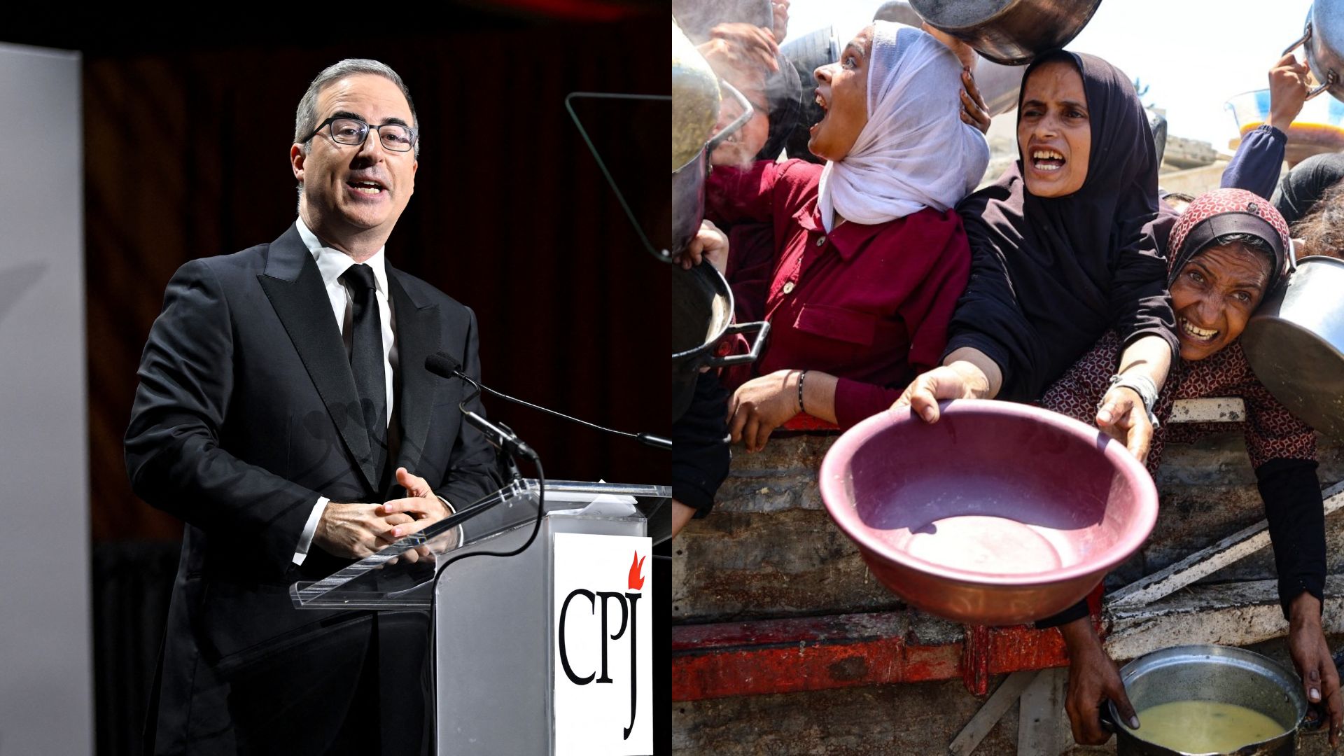 John Oliver: Gaza is being starved by Israel