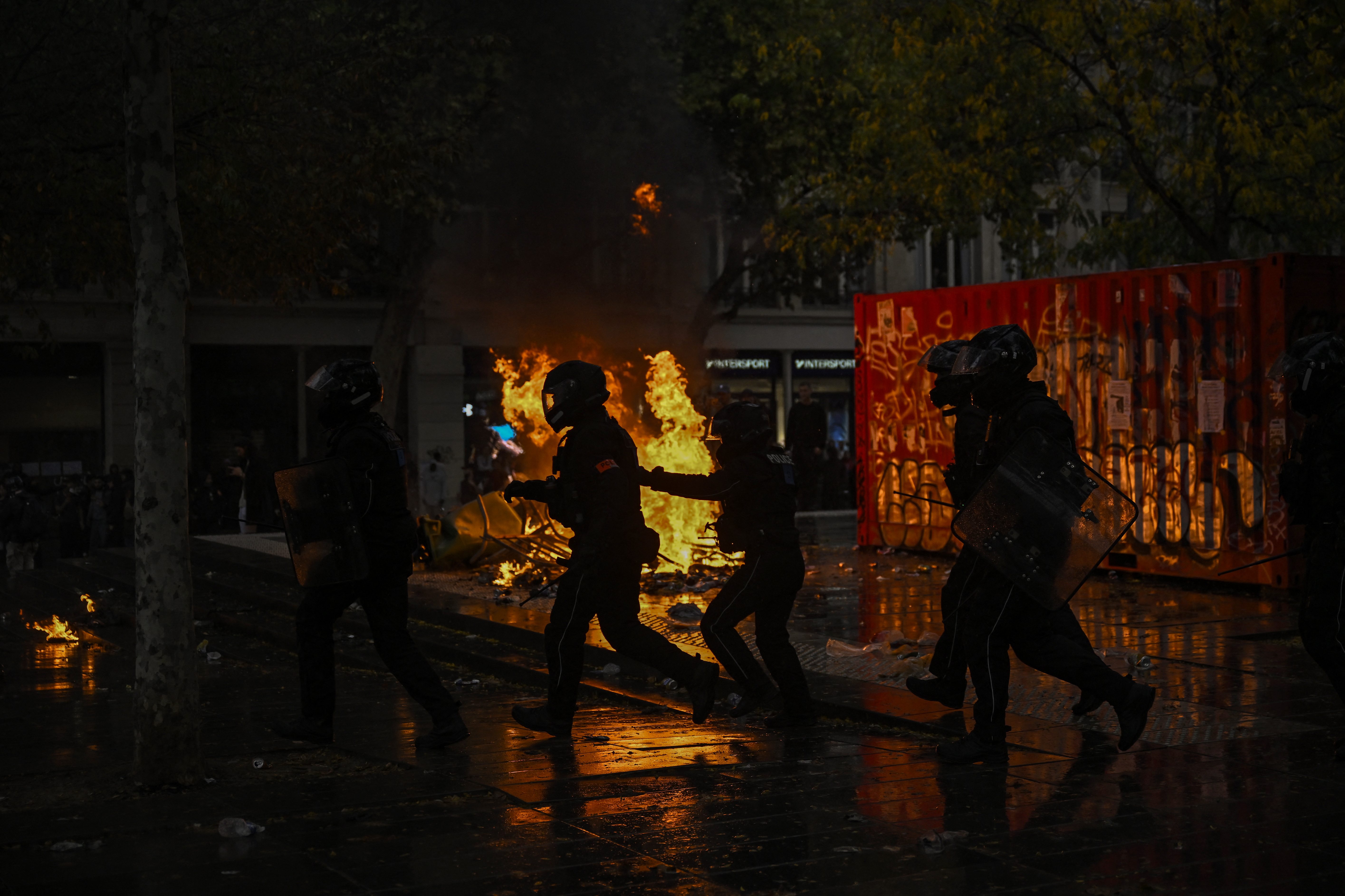 France erupts as police clash with ‘Block Everything’ protesters