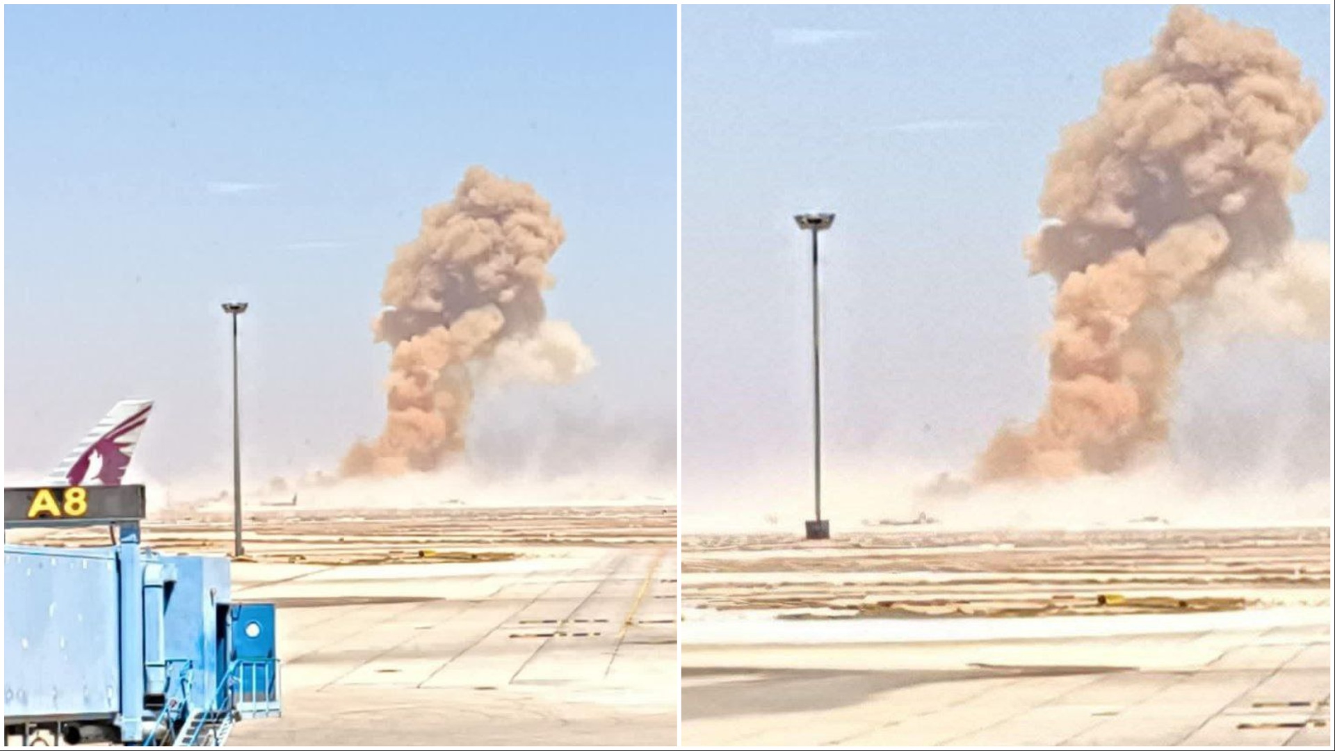 Massive explosion reported near Damascus Airport
