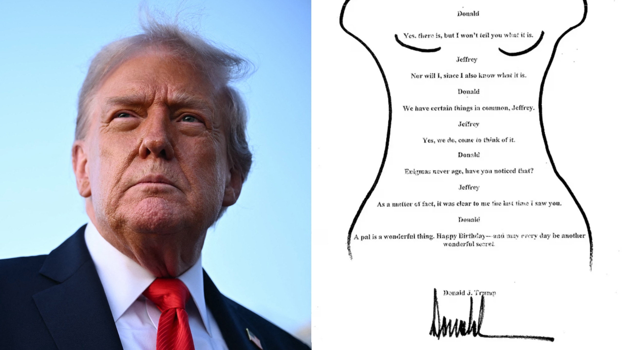 The White House denied alleged letter from Donald Trump to Jeffrey Epstein—Here’s why