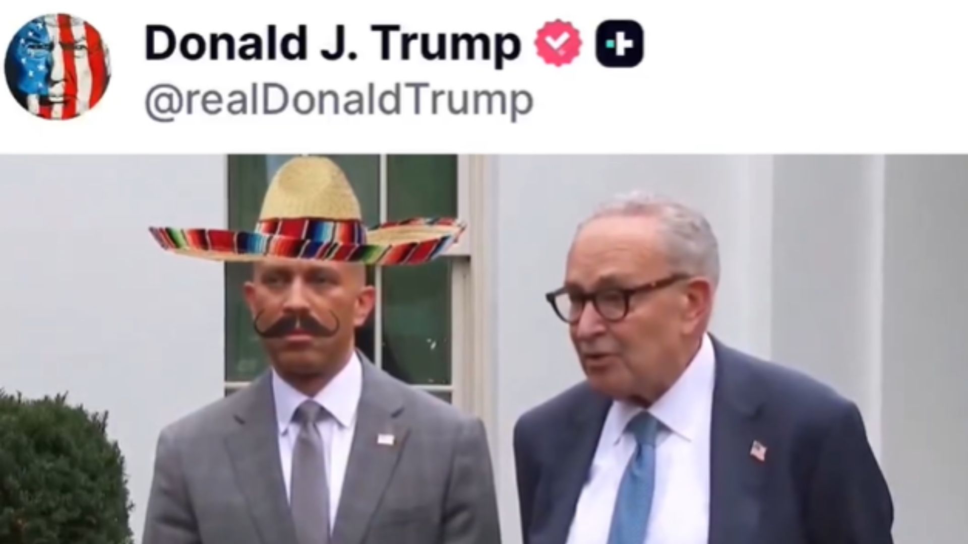 Trump shares AI video mocking Democratic leaders