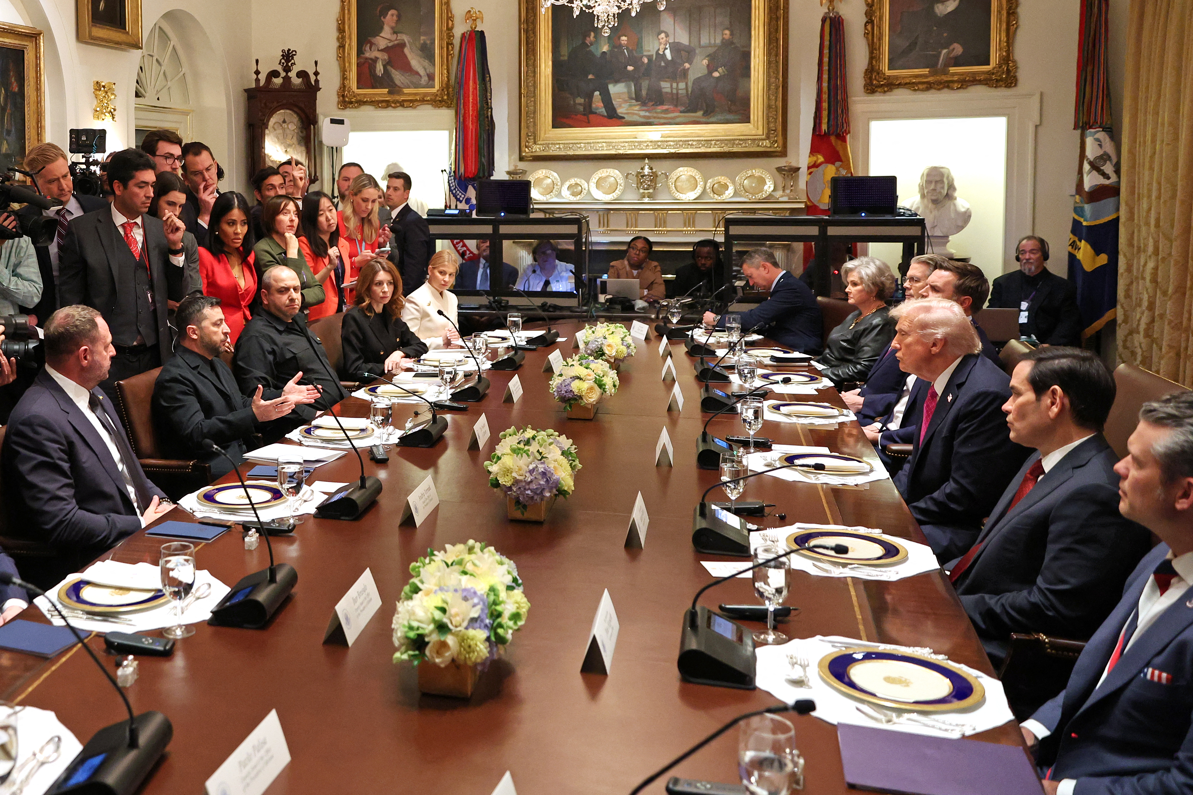 Trump and Zelensky clash at tense White House meeting over Ukraine’s future