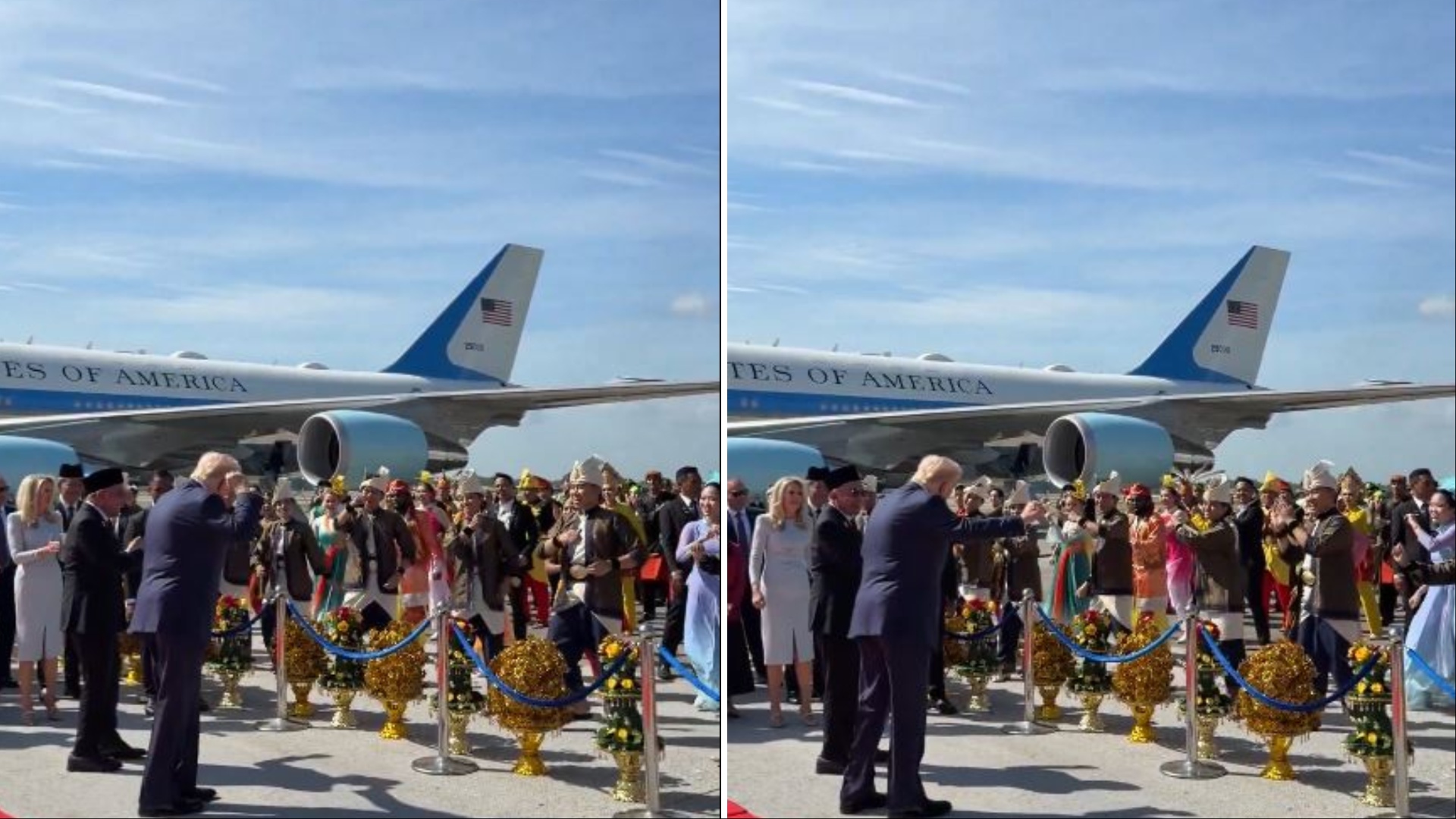 Trump performs his famous dance in Malaysia
