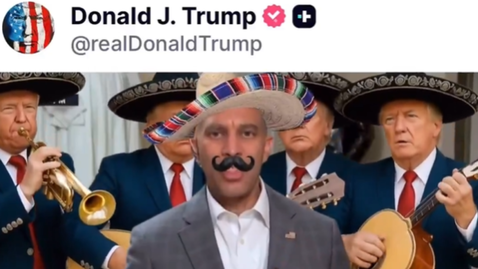 Trump razburil z novimi videoposnetki z umetno inteligenco, Johnson brani njegove izjave