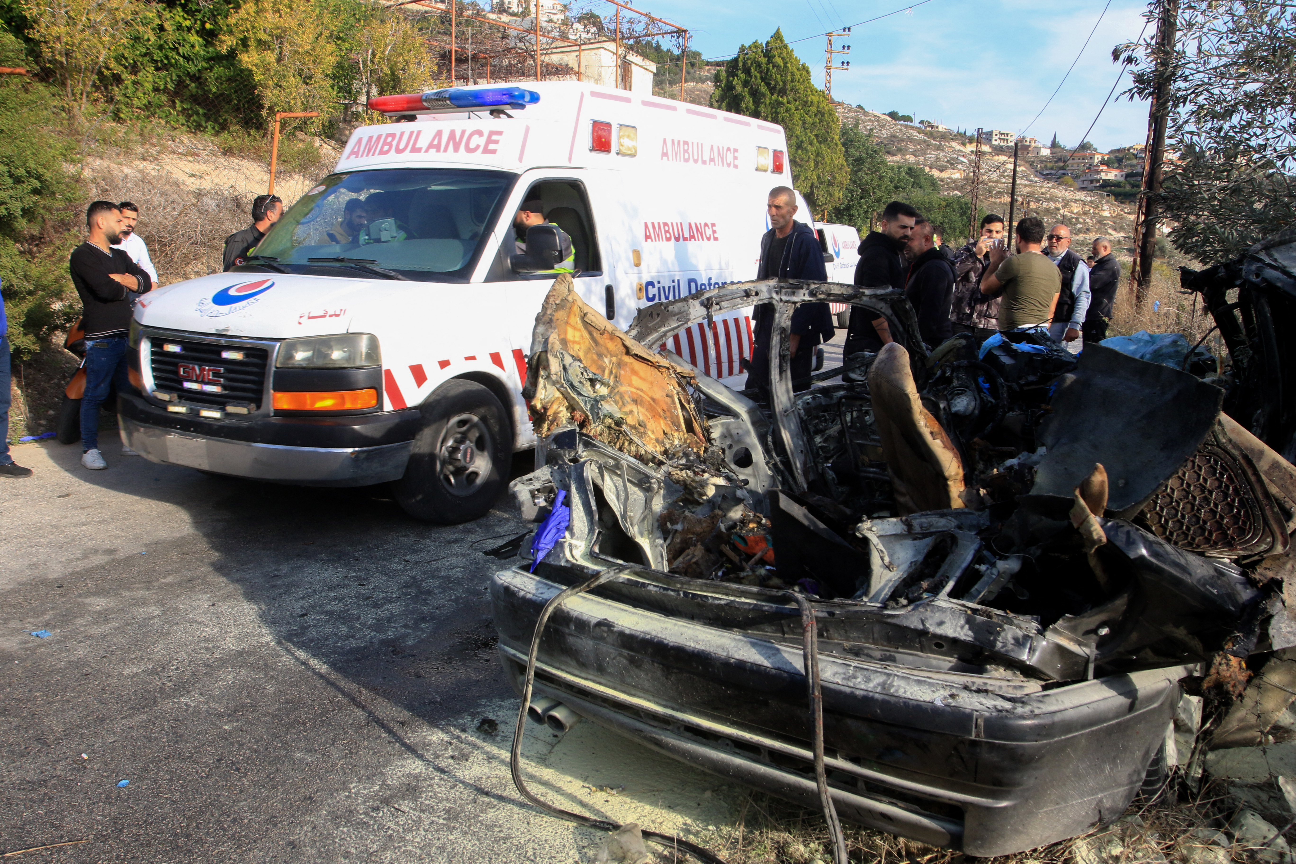 Israeli airstrikes kill two in Lebanon on Christmas eve