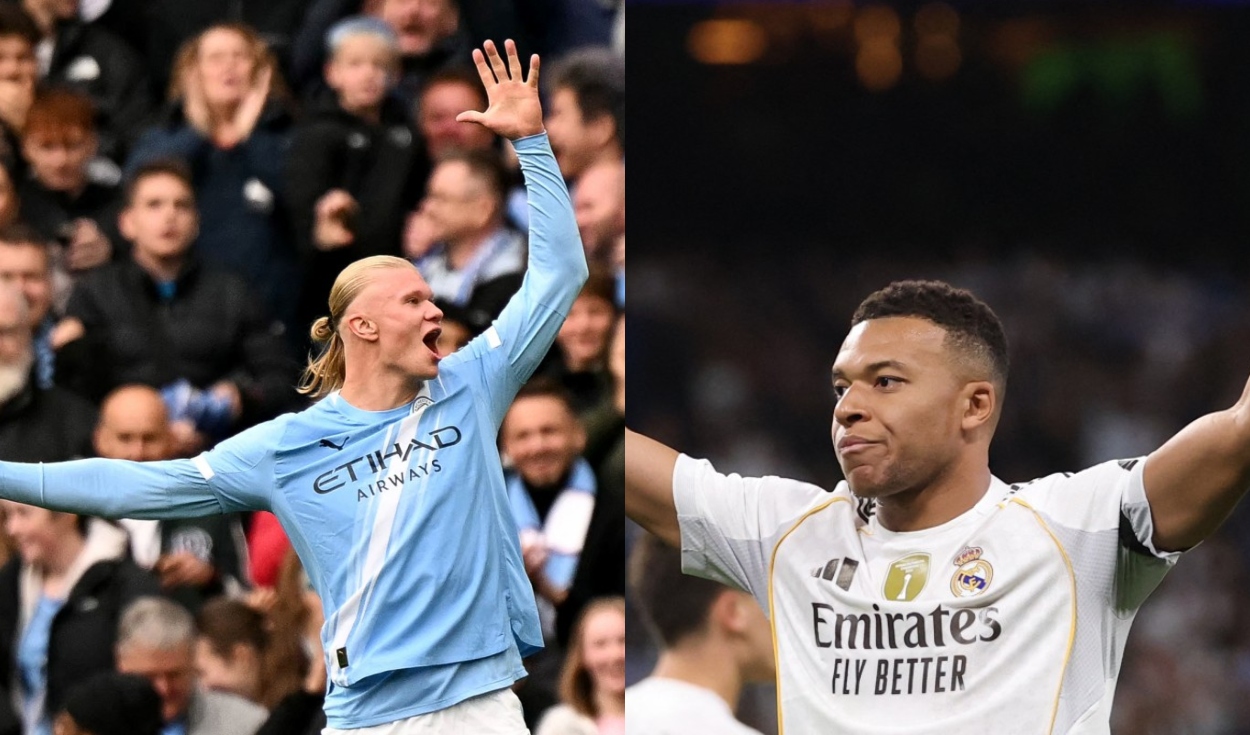 Mbappé pod vprašajem za tekmo Real Madrida proti Manchester Cityju, Haaland in Mbappé v primerjavi
