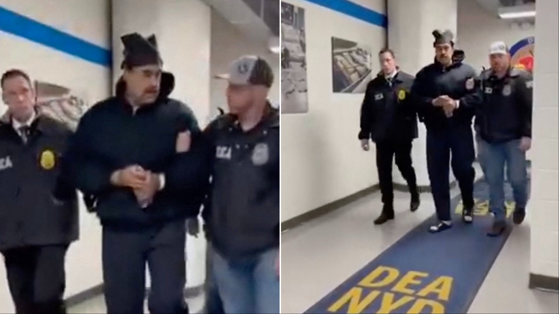 Unseen footage of Venezuelan President Nicolas Maduro leaked