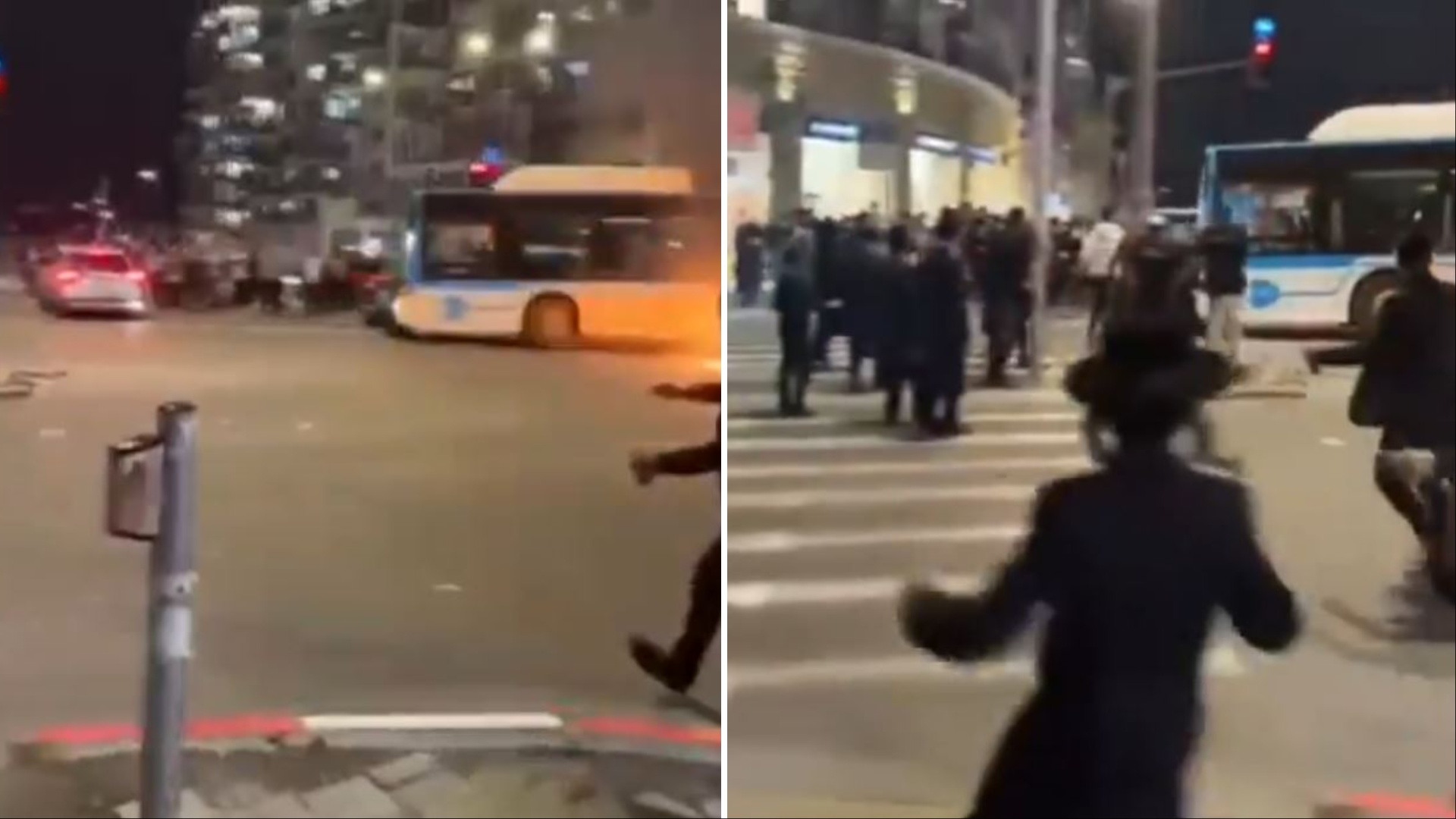 Video: Bus rams into Haredi protesters in Israel, killing teenager