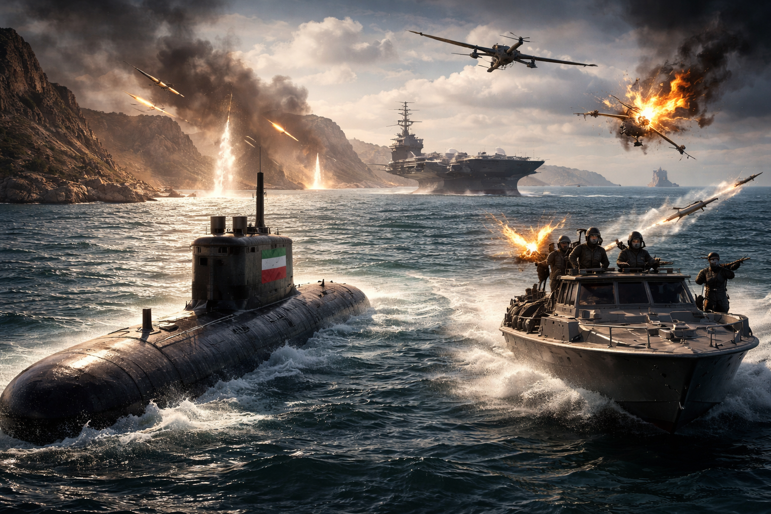 أسطول إيراني خفي وخطير.. إلى مضيق هرمز