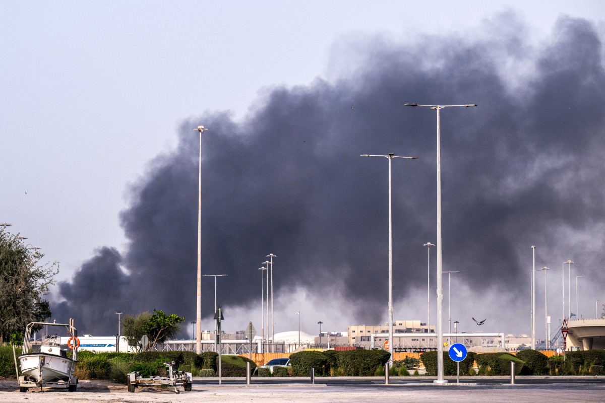 Iranian drone debris causes fire at oil industry site in the UAE
