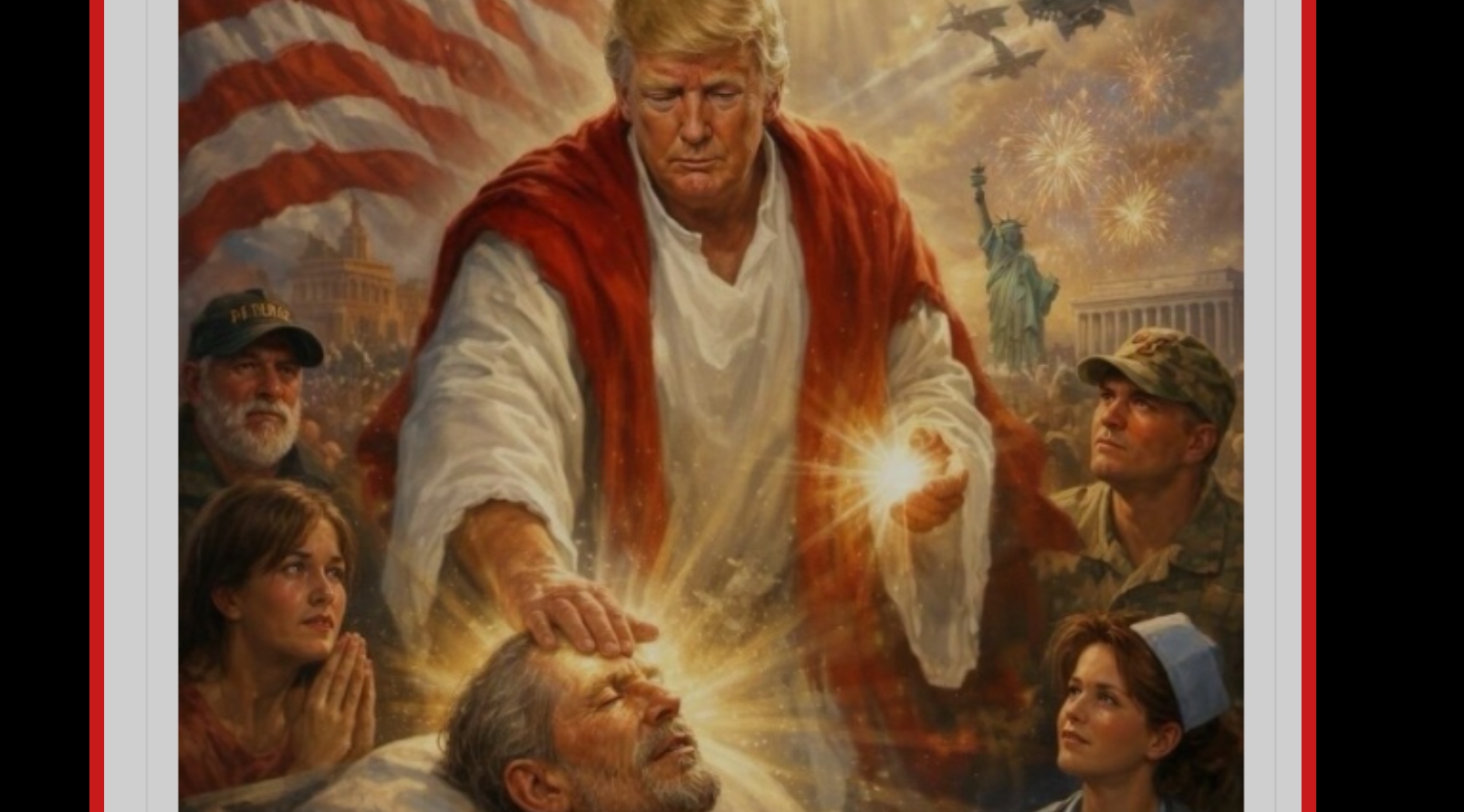 ترامب يُشبّه نفسه بالمسيح ويهاجم الفاتيكان