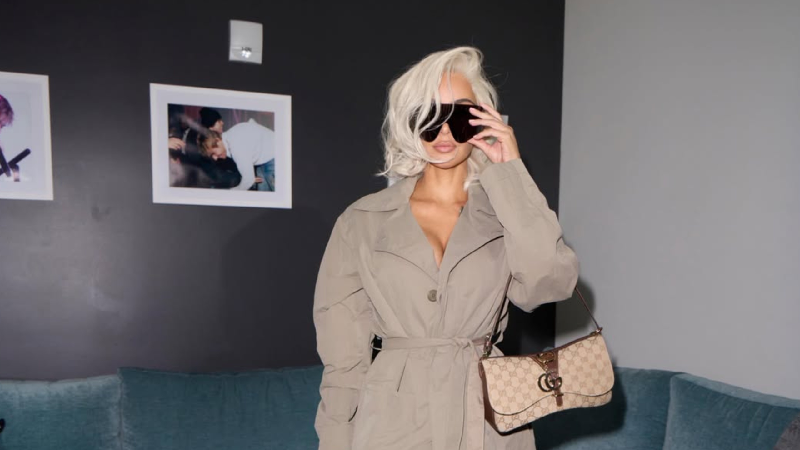 Kim Kardashian debuts bleached blonde makeover inspired by Marilyn Monroe