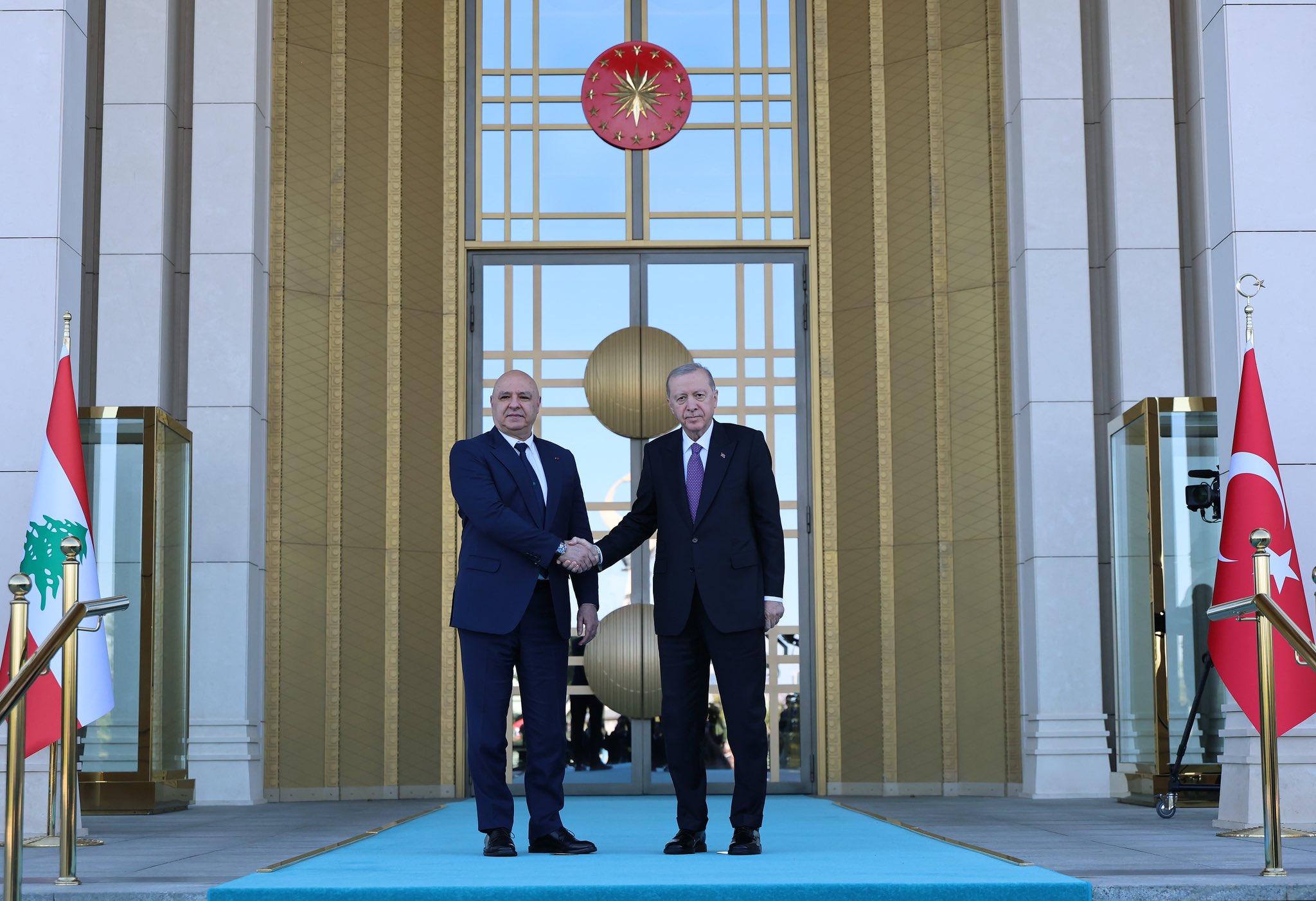 Erdogan and Aoun discuss Lebanon’s recovery and regional security in Ankara