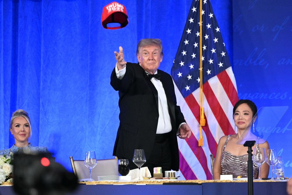 Wearing a "Trump 2028" hat, trump teases a fourth presidential run