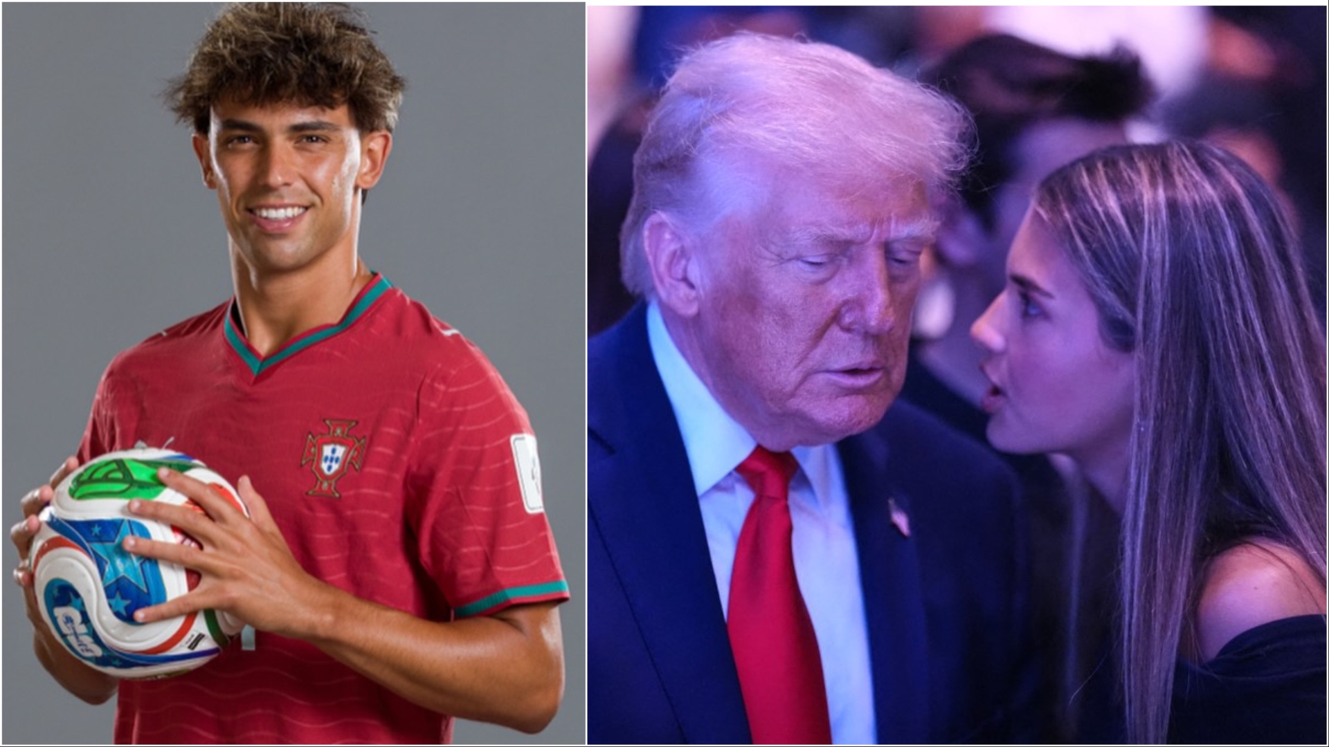 Is Kai Trump in relationship with Portuguese footballer João Félix?