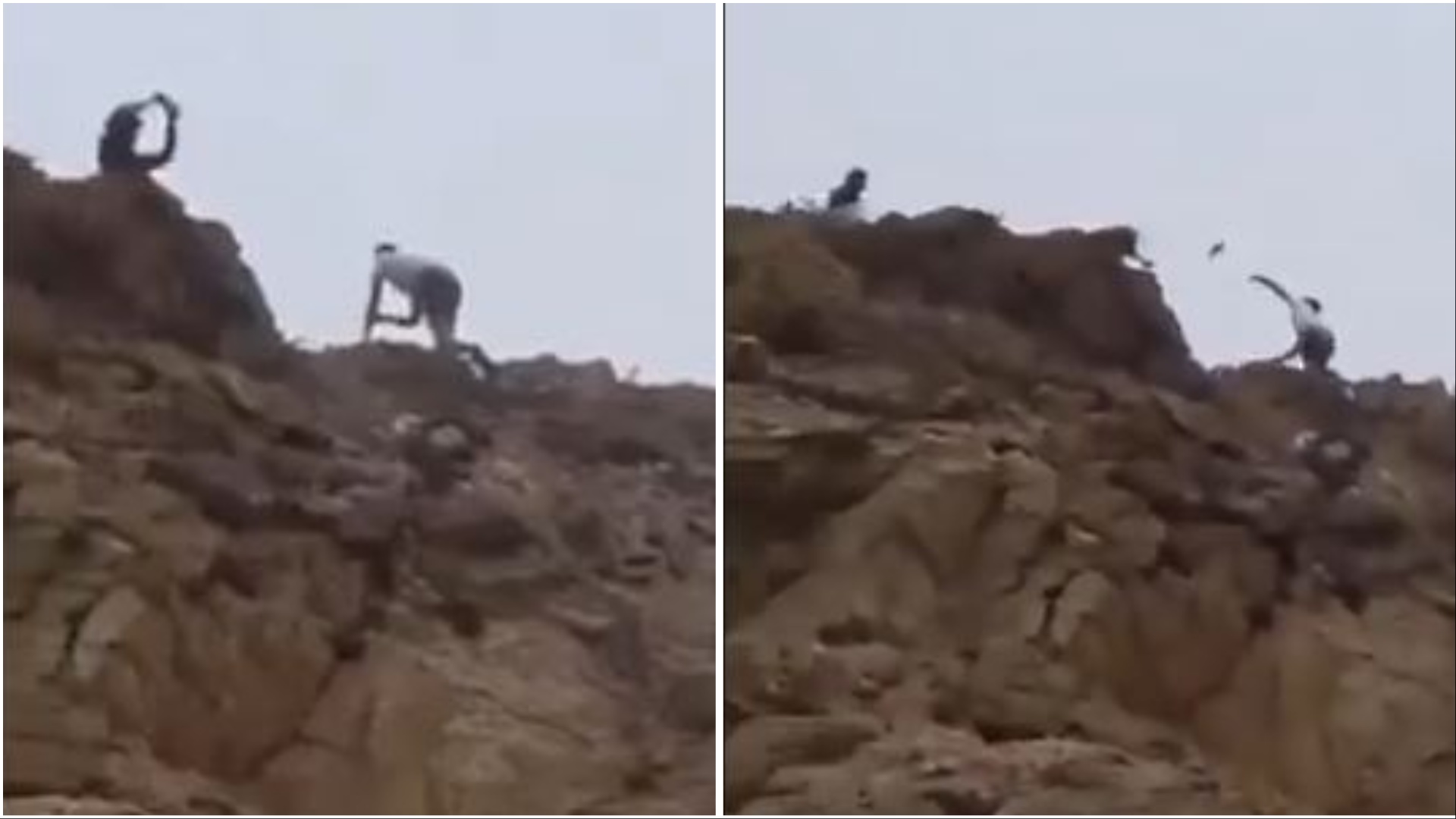 Spanish or Moroccan: Video of soldier throwing big stone at migrant triggers fury