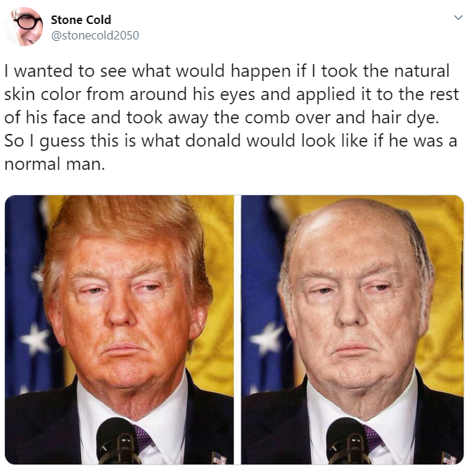 Photoshop Pic Of Nofilter Nomakeup Trump Goes Viral Al Bawaba