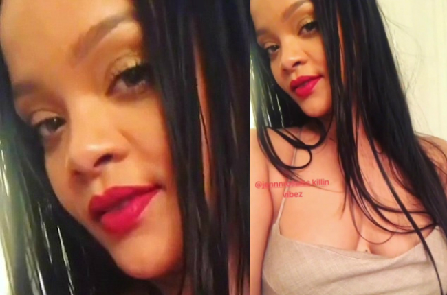 Birthday Cake Rihanna S Sultry Bra Free Instagram Photo Al Bawaba birthday cake rihanna s sultry bra