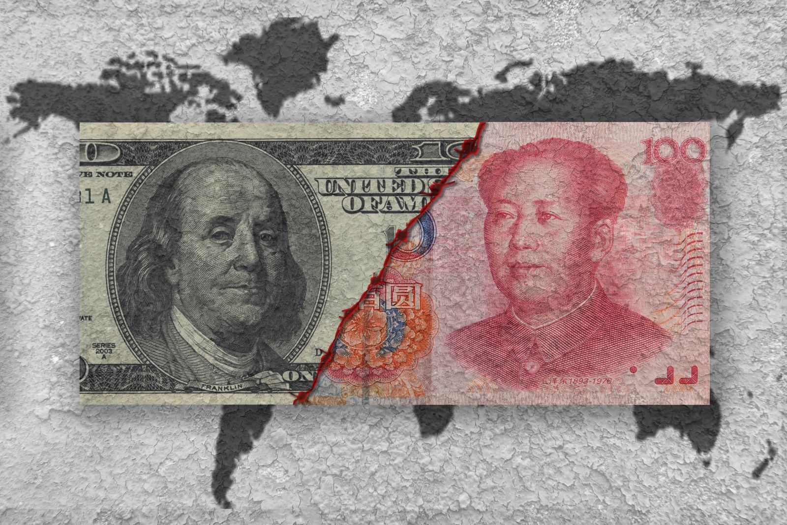 China state banks sell US dollars for Yuan in London, NY