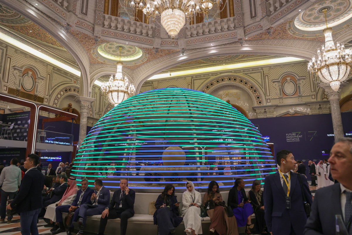 Leaders from Wall Street in Riyadh warn on global outlook amid genocide in Gaza