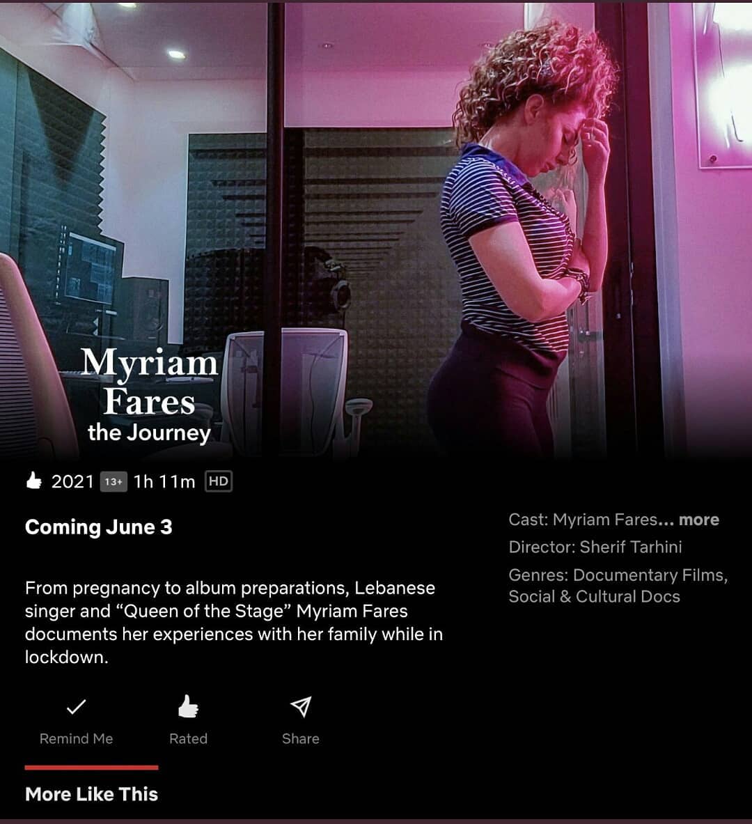 'Myriam Fares The Journey' Documentary SOON on Netflix
