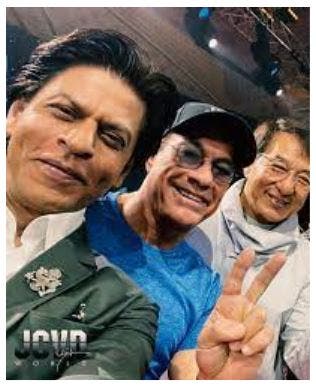 Jean-Claude Van Damme Jackie Chan Shahrukh Khan 