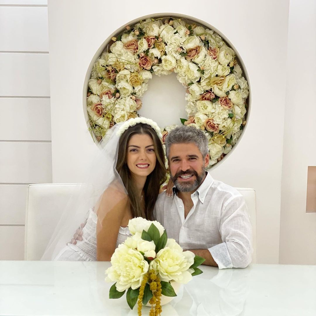 Nancy Ajram's Brother Nabil wife Nai Zeidan Cyprus civil wedding