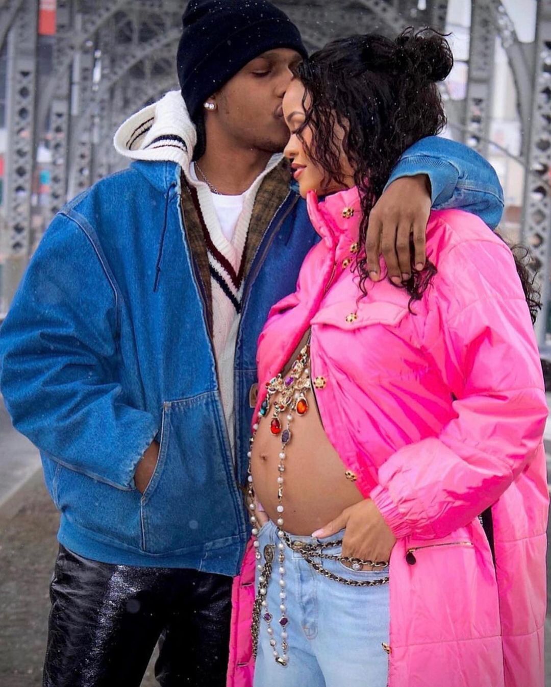 Rihanna pregnant pictures A$AP Rocky Hassan Jameel