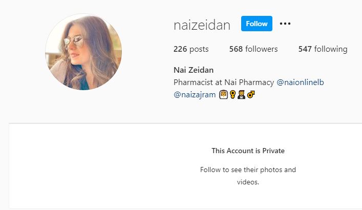 Nancy Ajram's Brother Nabil wife Nai Zeidan Cyprus civil wedding Instagram