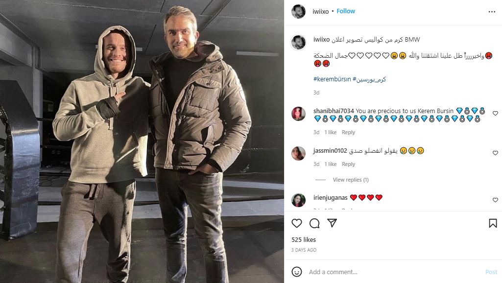 Kerem Bürsin, Hande Erçel'den ayrıldıktan sonra ortadan kayboldu.