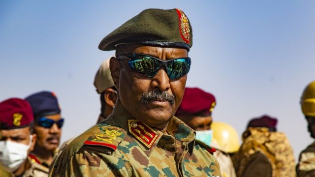 ""رئيس مجلس السيادة في السودان عبد الفتاح البرهان