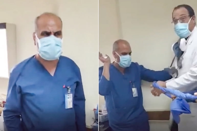 ""الممرض والكلب