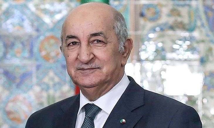 ""الرئيس الجزائري عبد المجيد تبون