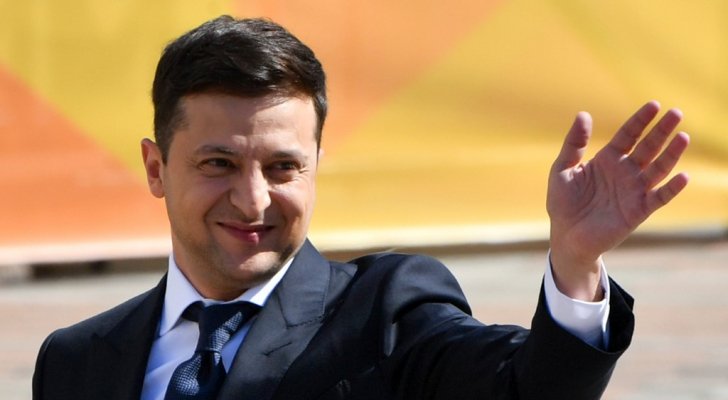 ""الرئيس الأوكراني فلاديمير زيلينسكي