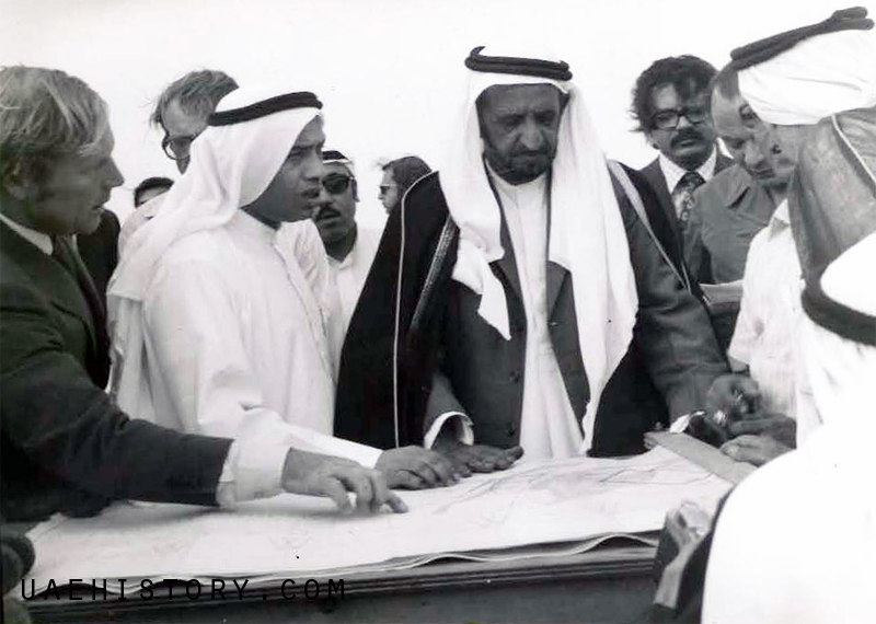 ""ماجد الفطيم مع حاكم دبي راشد بن سعيد ال مكتوم