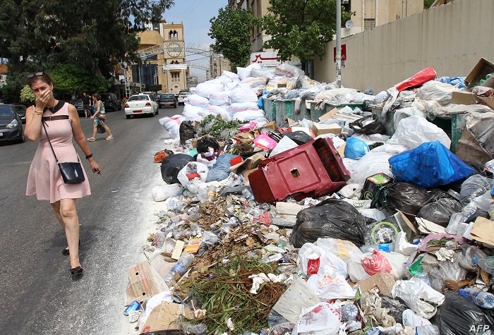 القمامة في لبنان