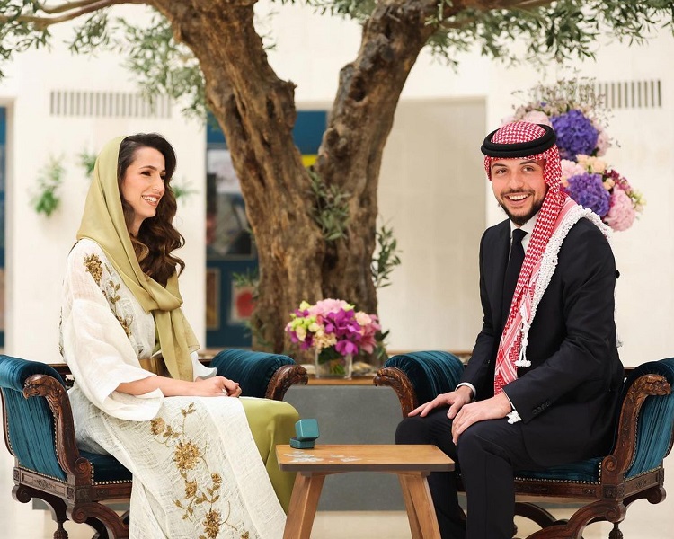 خطوبة الأمير الحسين بن عبد الله