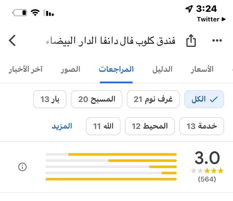 سعوديون يقضون على تقييم فندق مغربي